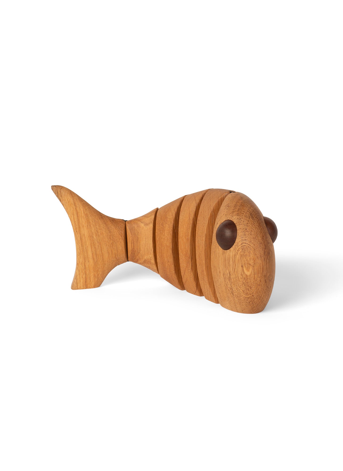 Spring Copenhagen The Wood Fish Small - Figurine en bois petit poisson