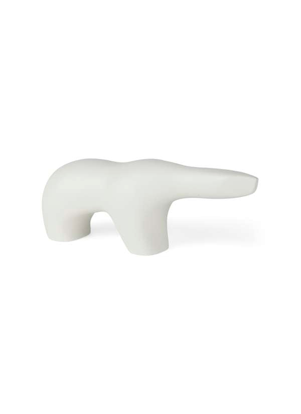 Spring Copenhagen The Polar Bear Cub White - Figurine en bois ours polaire blanc