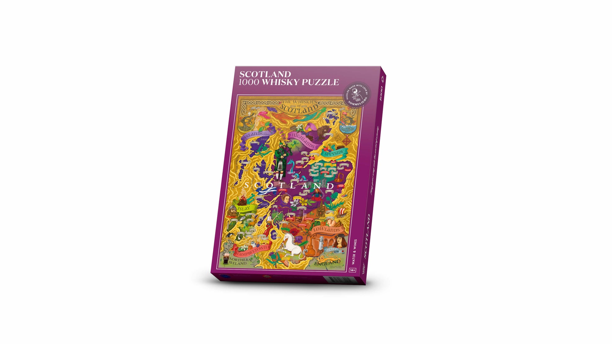 Water & Wines Whiskey Puzzle 1000 Teile Scotland   
