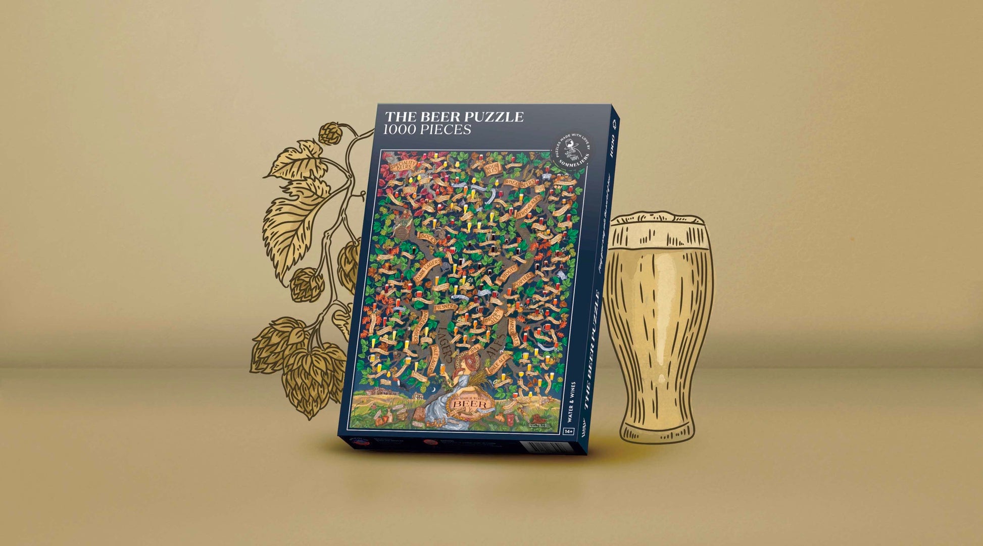 Water & Wines Beer Puzzle 1000 Teile An introduction to beer styles   