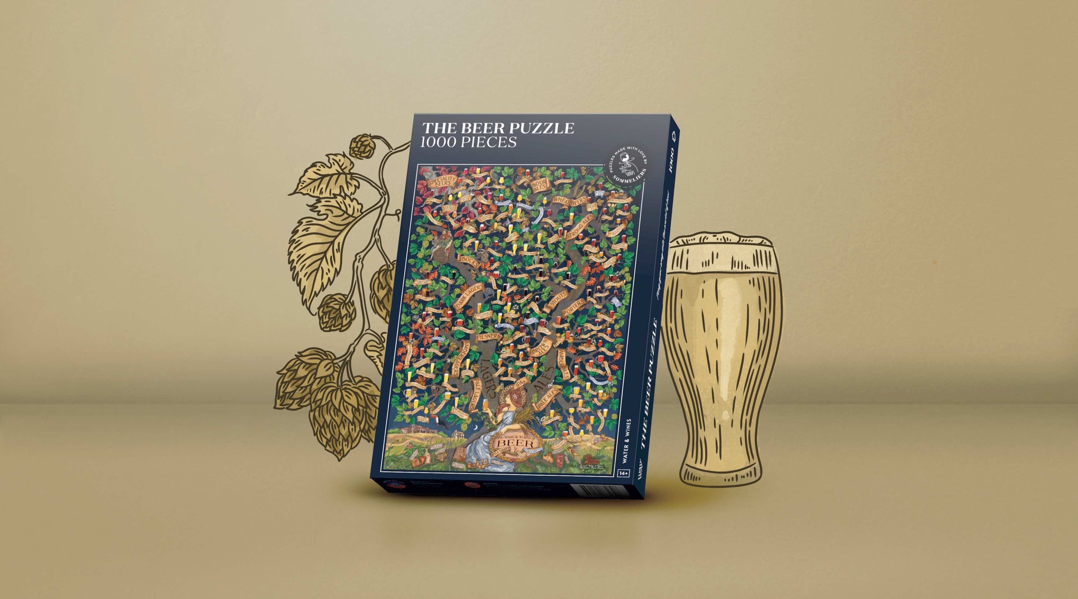 Water & Wines Beer Puzzle 1000 Teile An introduction to beer styles   