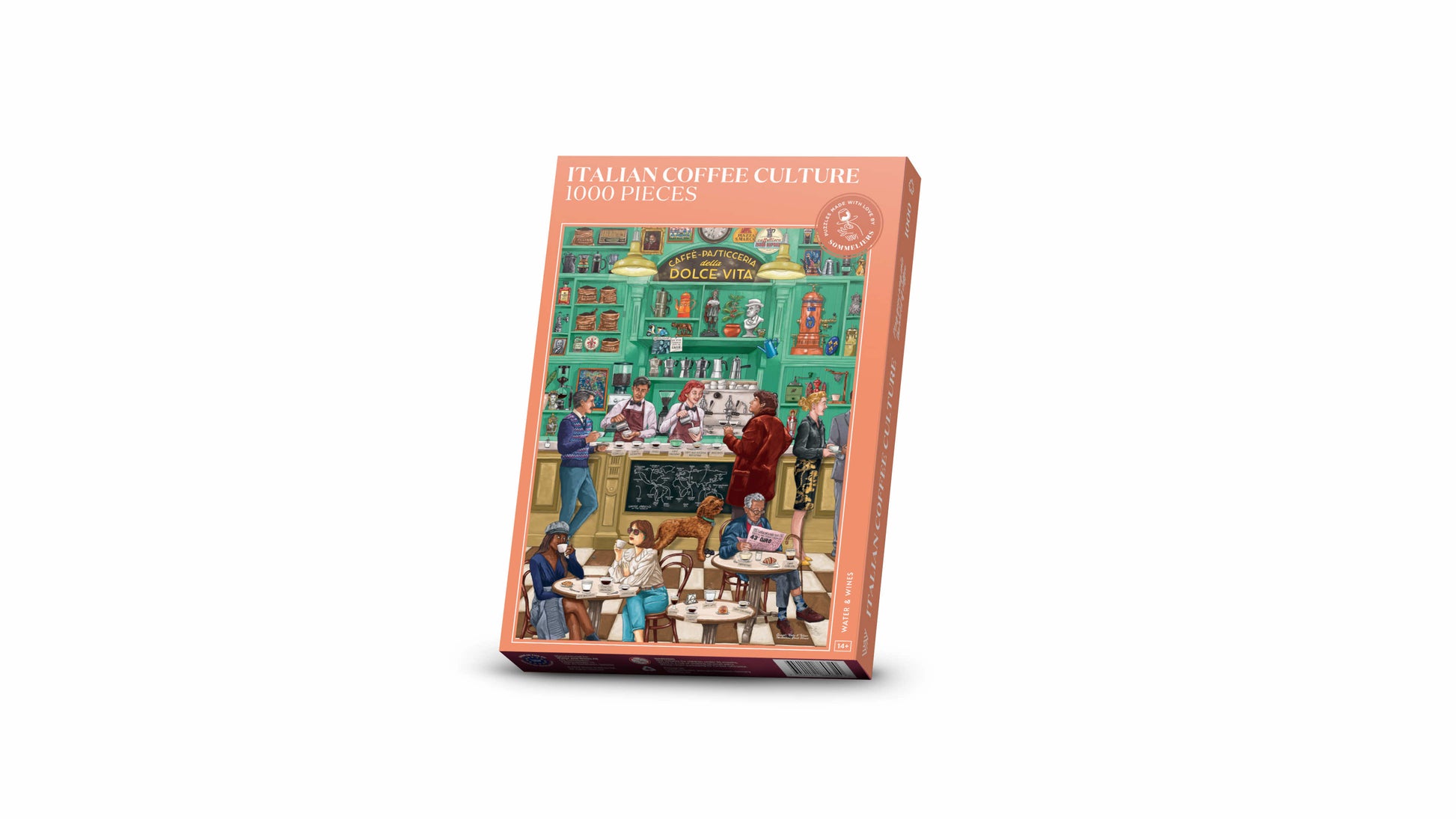 Water & Wines Coffee Puzzle 1000 Teile Italian Coffee Culture   
