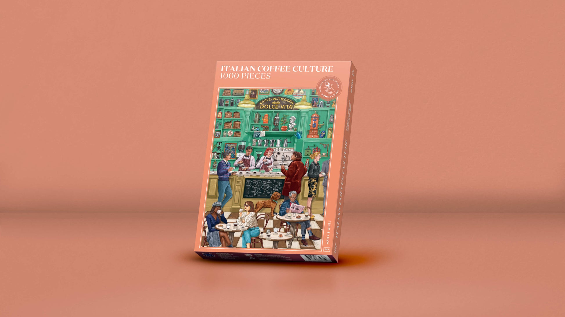 Water & Wines Coffee Puzzle 1000 Teile Italian Coffee Culture   