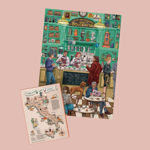 Water & Wines Coffee Puzzle 1000 Teile Italian Coffee Culture   