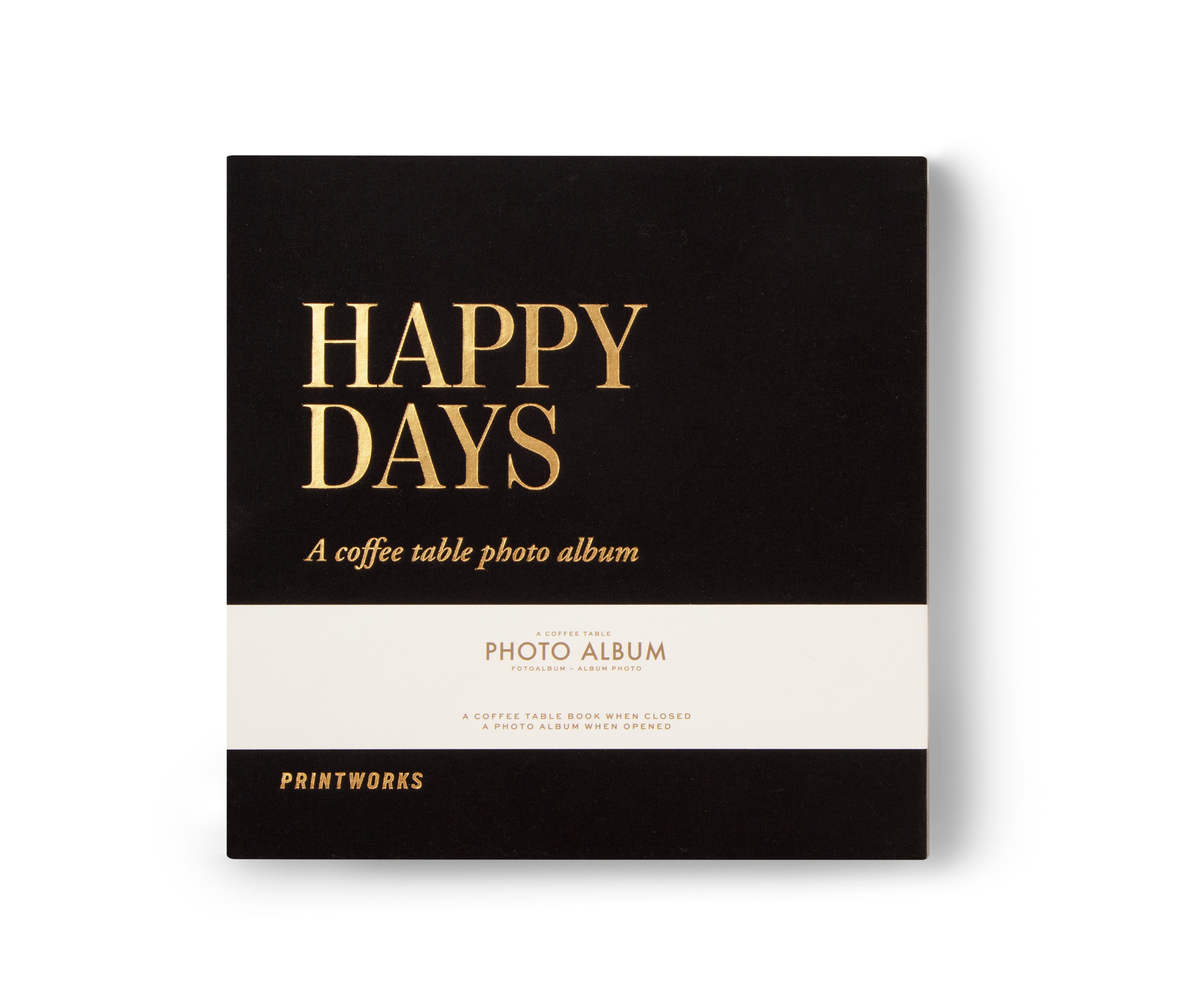 Photo album - Happy Days / black (S)