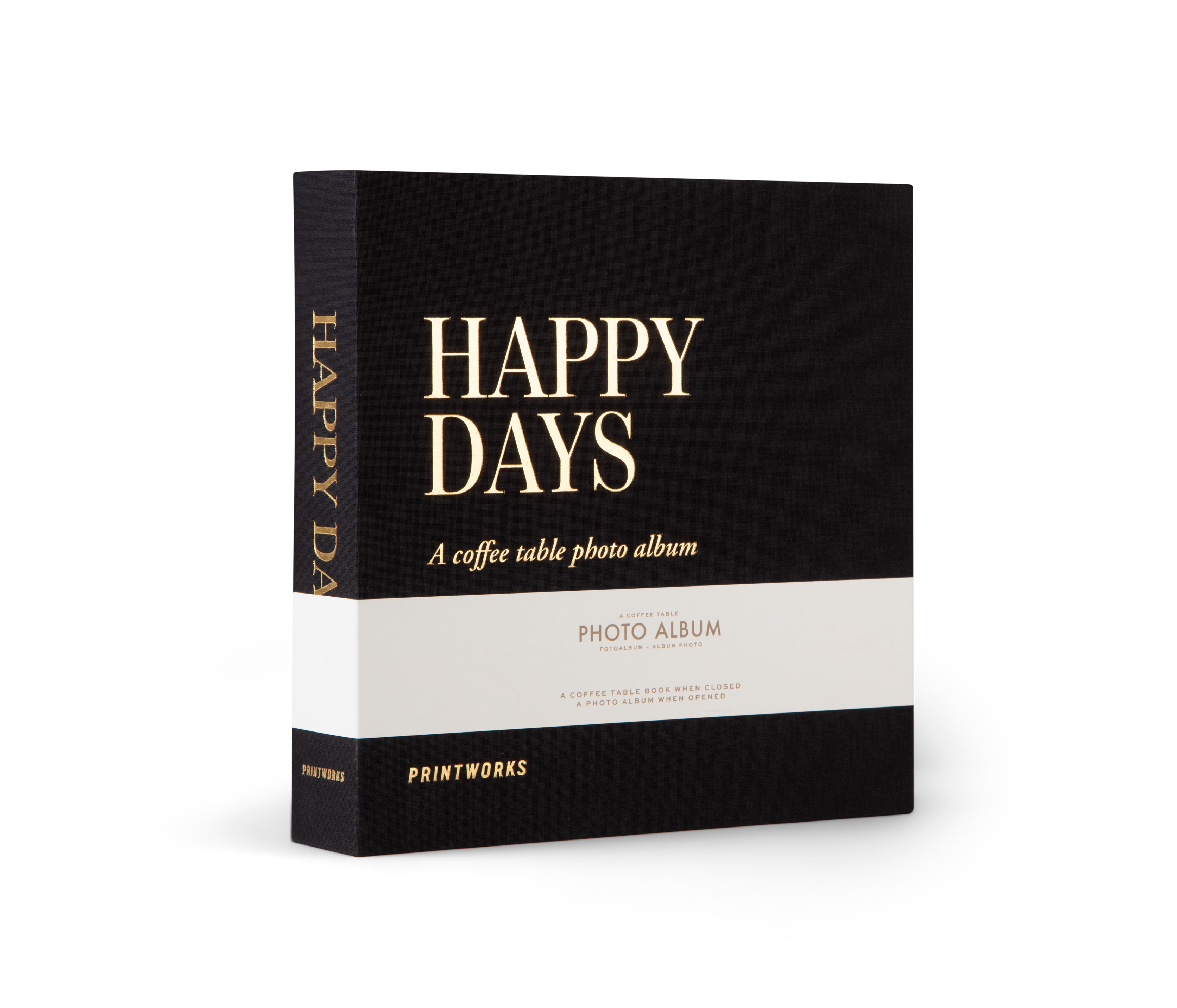 Photo album - Happy Days / black (S)