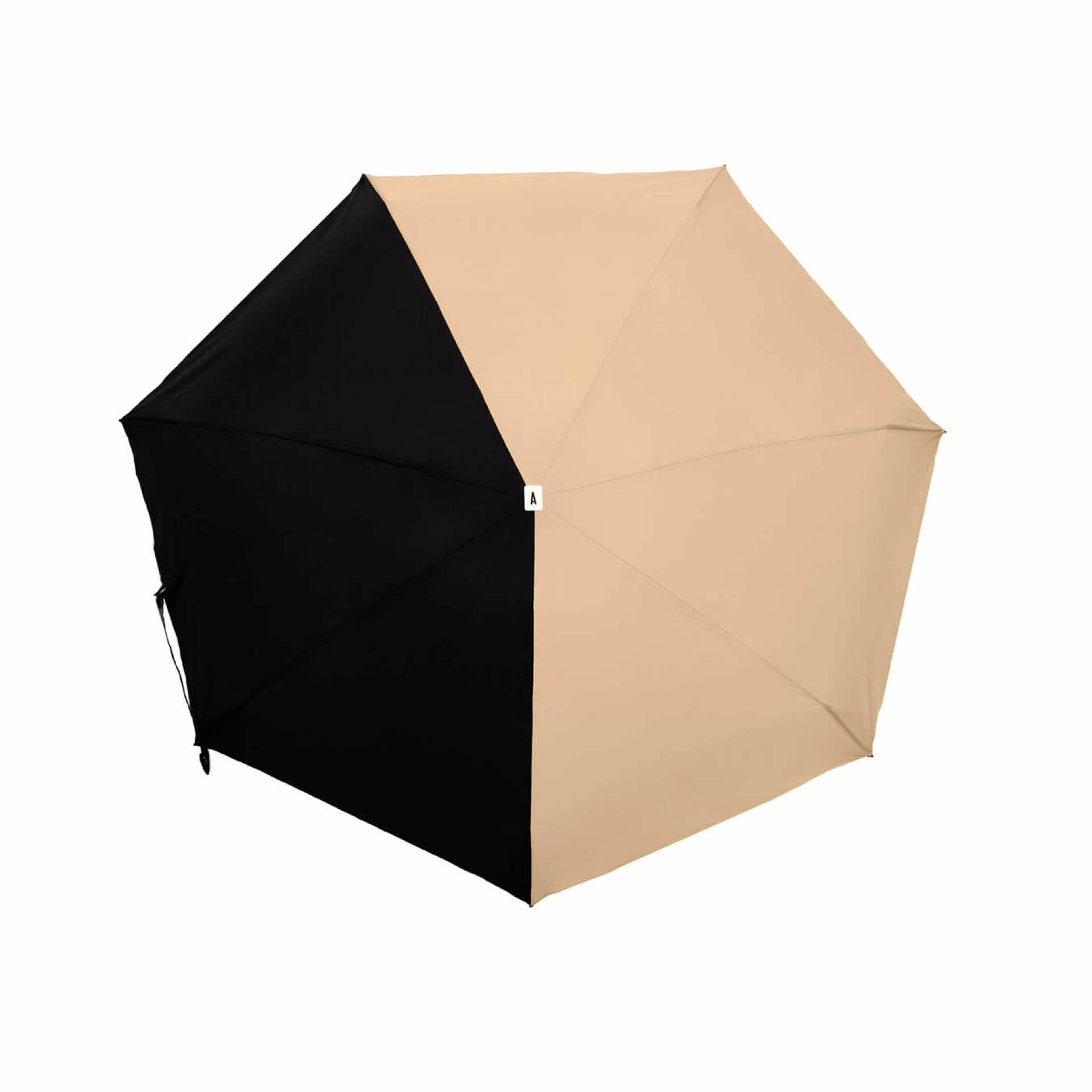 Anatole, Taschenschirm, Regenschirm, Ahornholzgriff, Bicolor