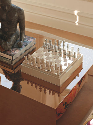 Printworks Mirror Chess Schachspiel, spiegel schach, schach, schachbrett, schach spielen, schach aufstellung, schachspiel, schach regeln, schach lernen, printworks schach, printworks chess, the art of chess,