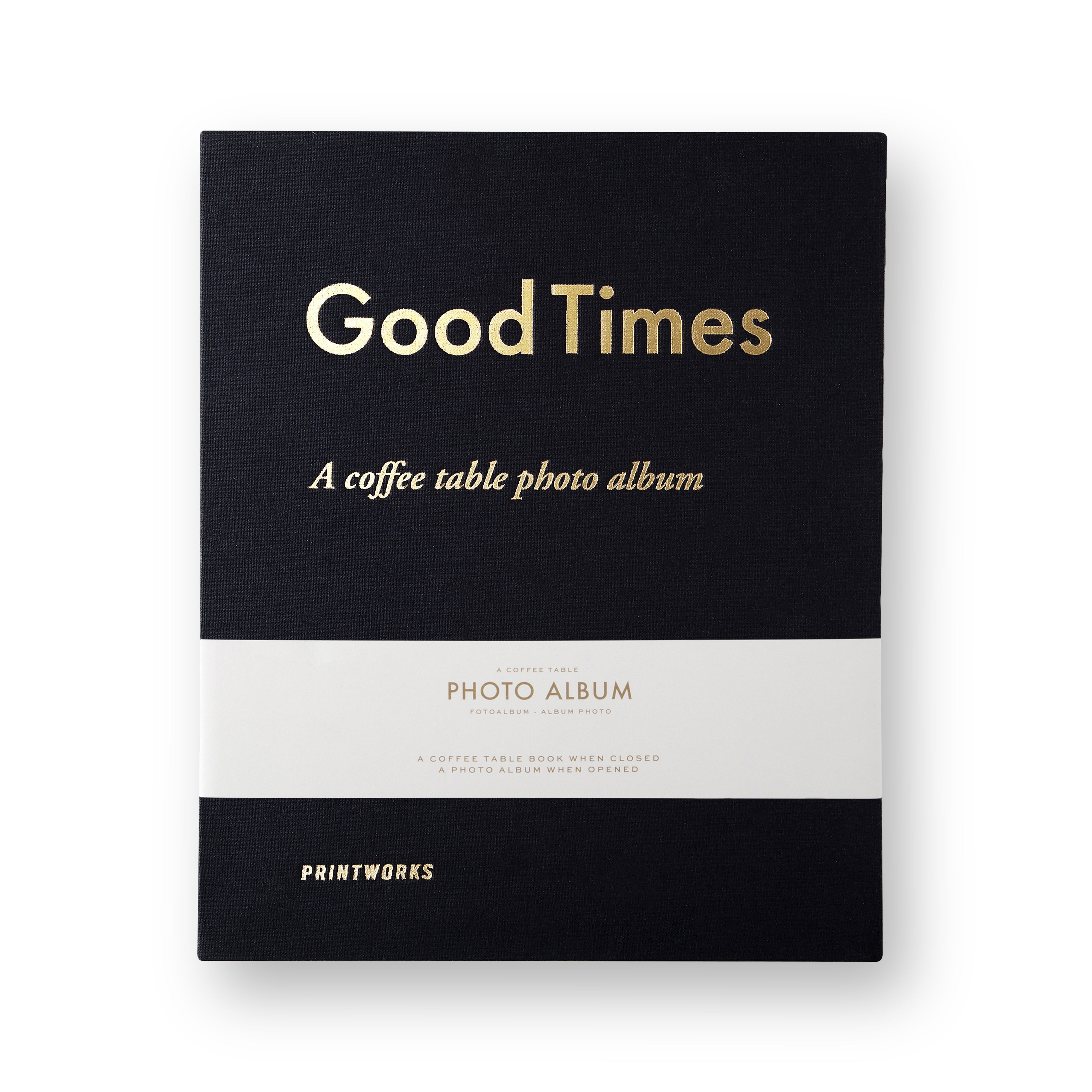 Fotoalbum - Good Times / schwarz / groß